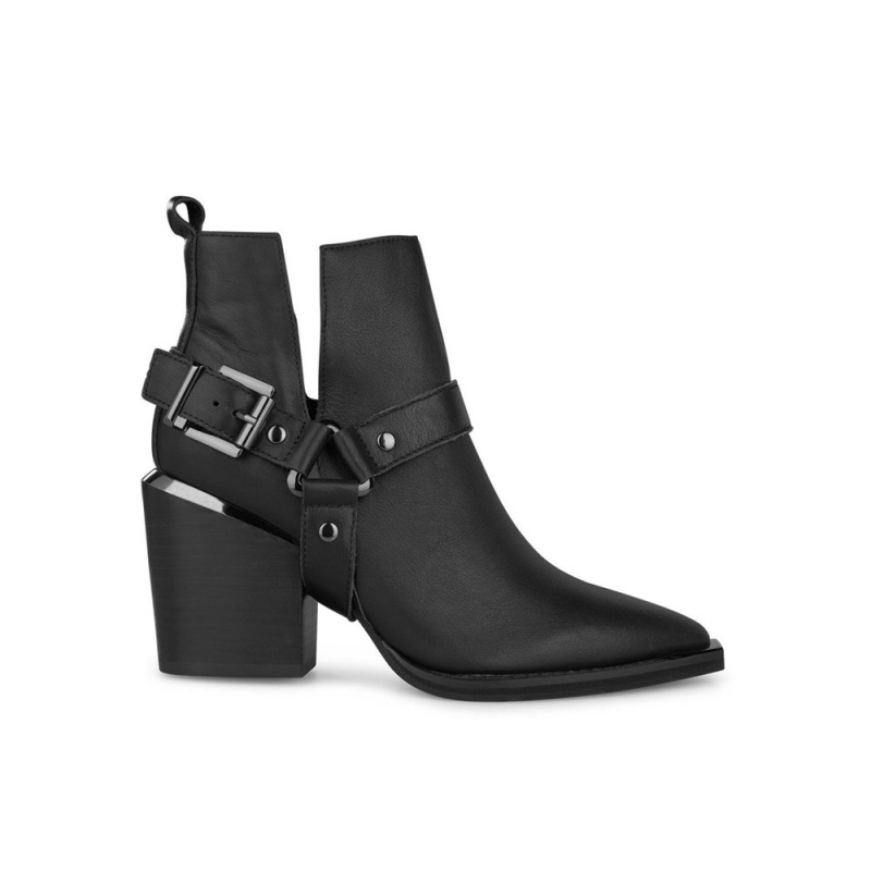 Bottines Alma En Pena With Open Heel Blanche Bleu Femme | BVM-25307882